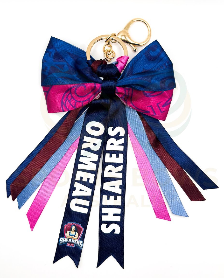 ORMEAU SHEARERS BOW RIBBON BAG CHARM *PREORDER**