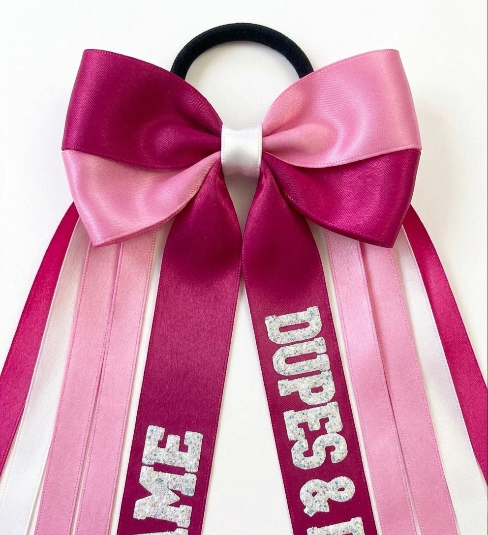 *LIMITED EDITION* Dupes and Co Daf Cup- Satin Hair Bow