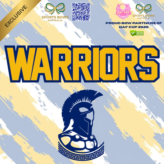 WARRIORS - OFFICIAL DAF CUP SATIN HAIR BOW & ACCESSORIES