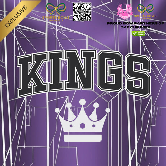 KINGS - OFFICIAL DAF CUP SATIN HAIR BOW & ACCESSORIES
