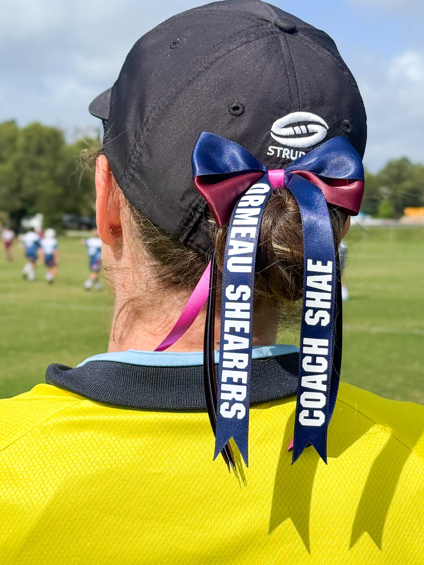 ORMEAU SHEARERS RLC- Satin Hair Bow