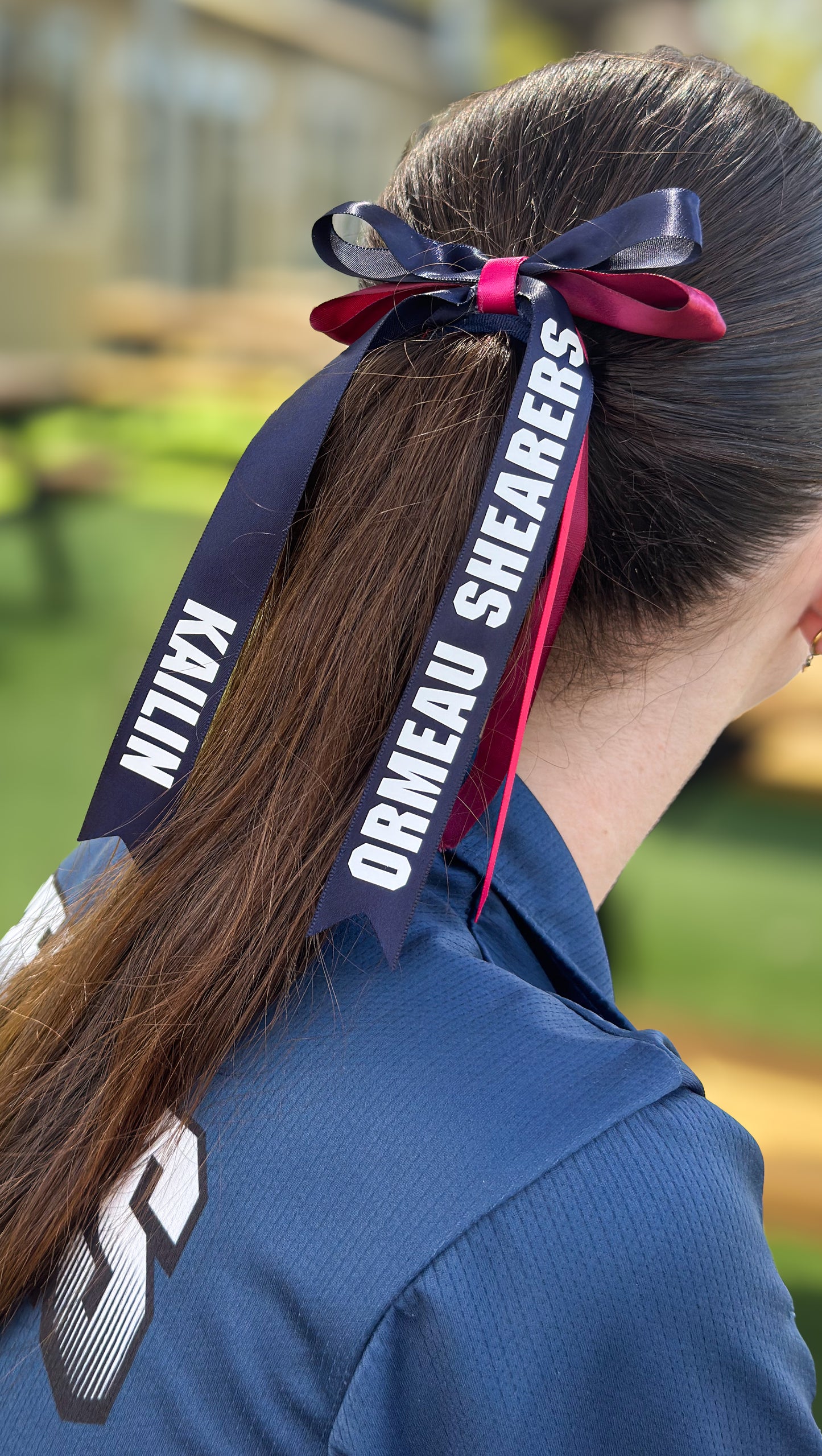 ORMEAU SHEARERS RLC- Satin Hair Bow