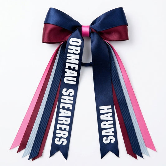 ORMEAU SHEARERS RLC- Satin Hair Bow