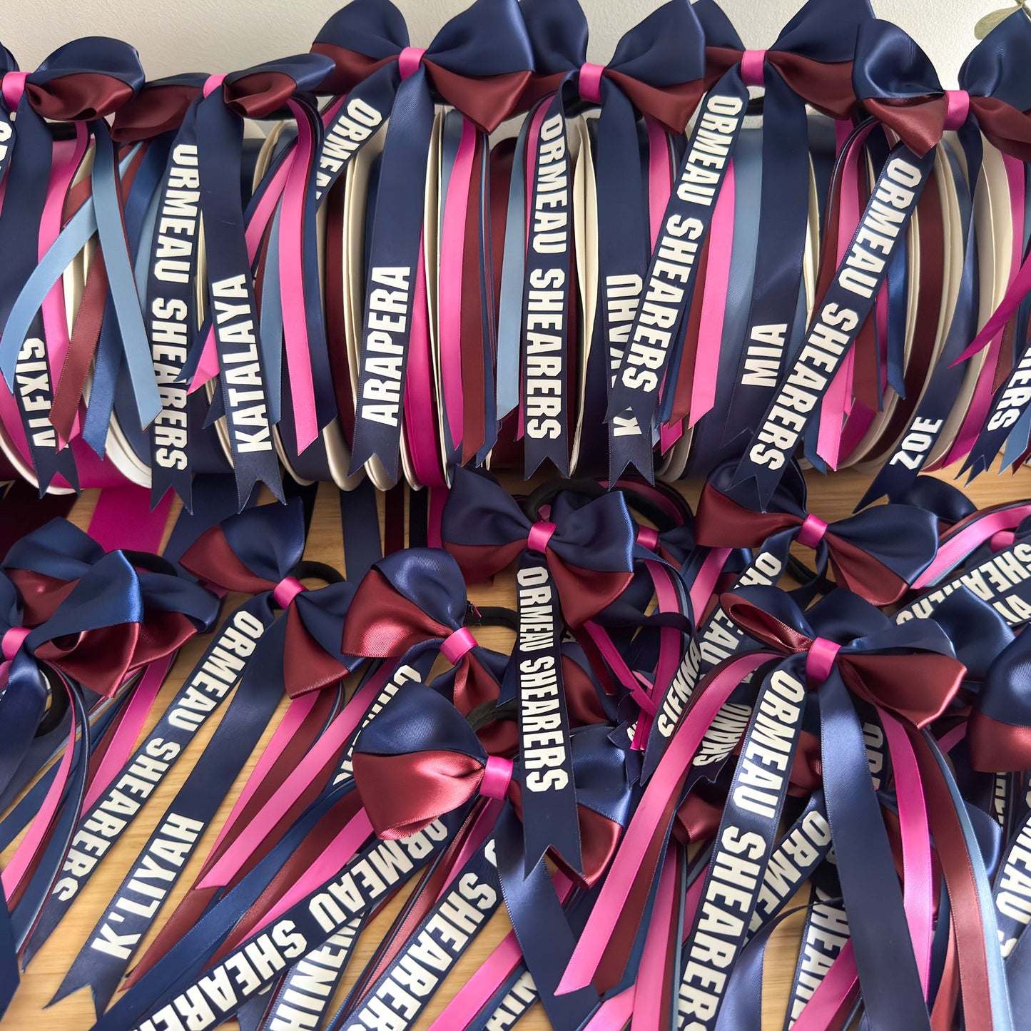 ORMEAU SHEARERS RLC- Satin Hair Bow