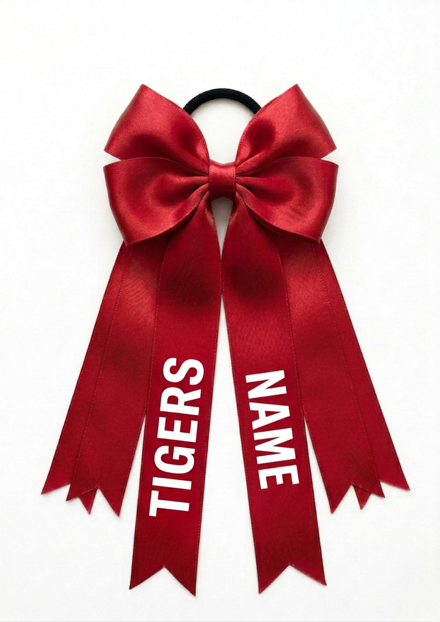 SCHOOL SPORTS TEAM HAIR BOWS